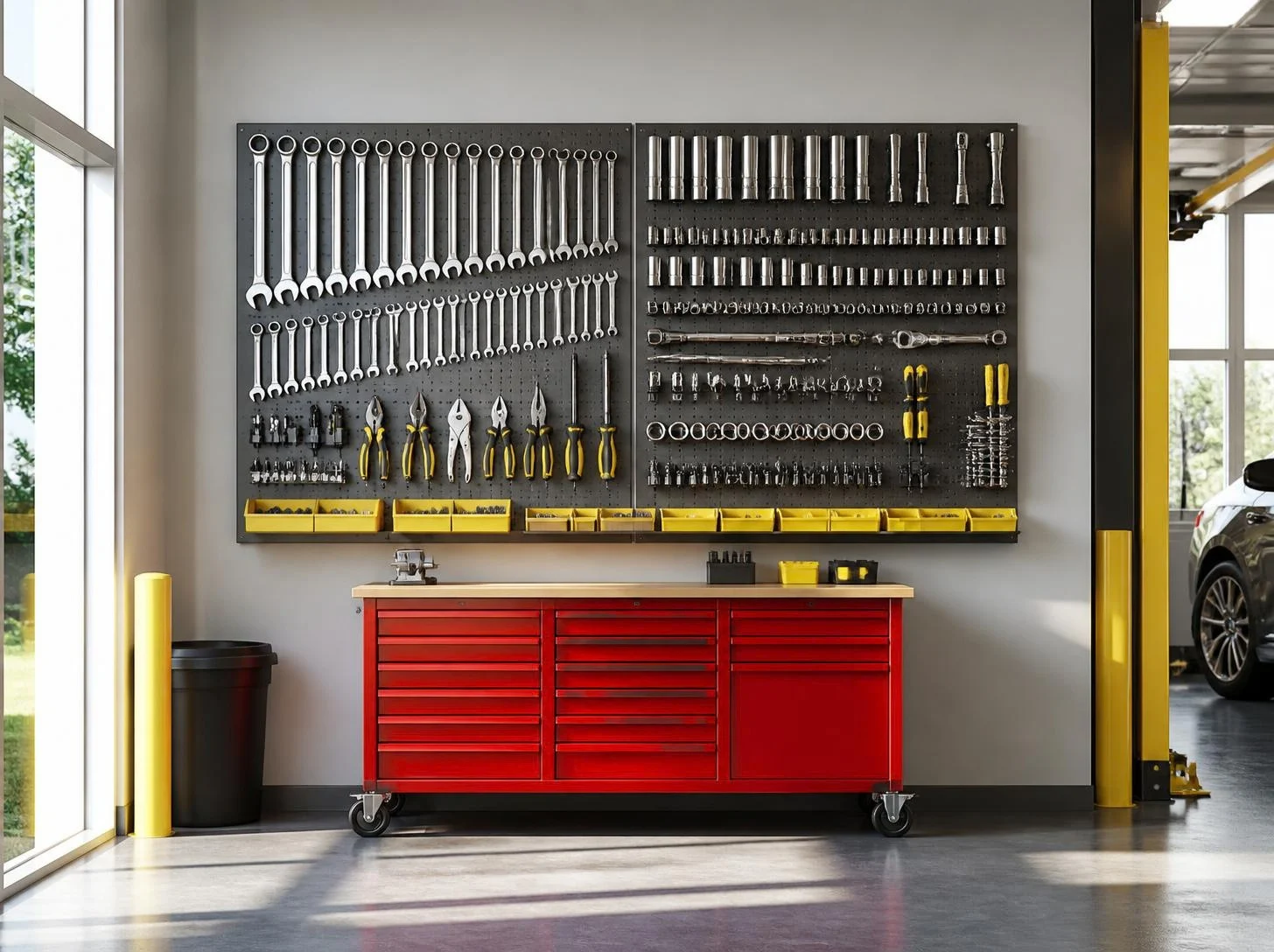 Attrezzature e utensili dell'officina AM Service