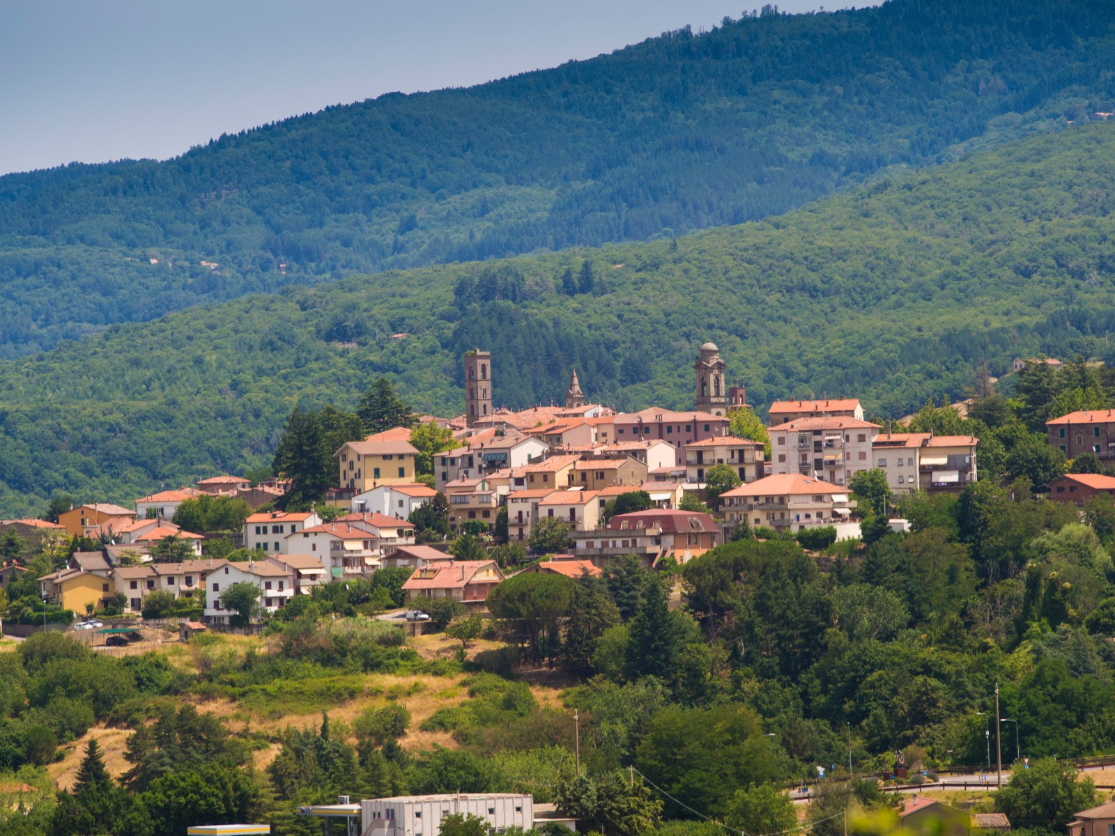 Borgo toscano sulle pendici del Monte Amiata